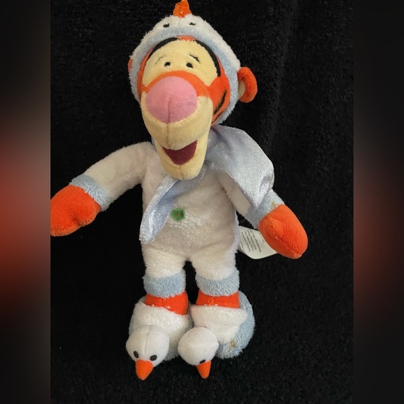 Vintage Holiday Disney Eeyore and Tigger Plush Set - reindeer and snowman - Picture 9 of 10